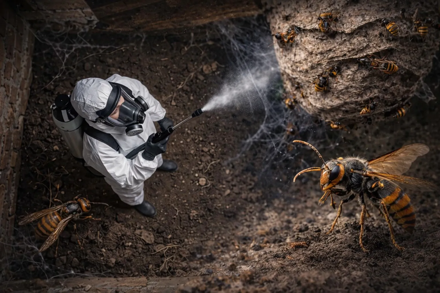 Уничтожение шершней качественно